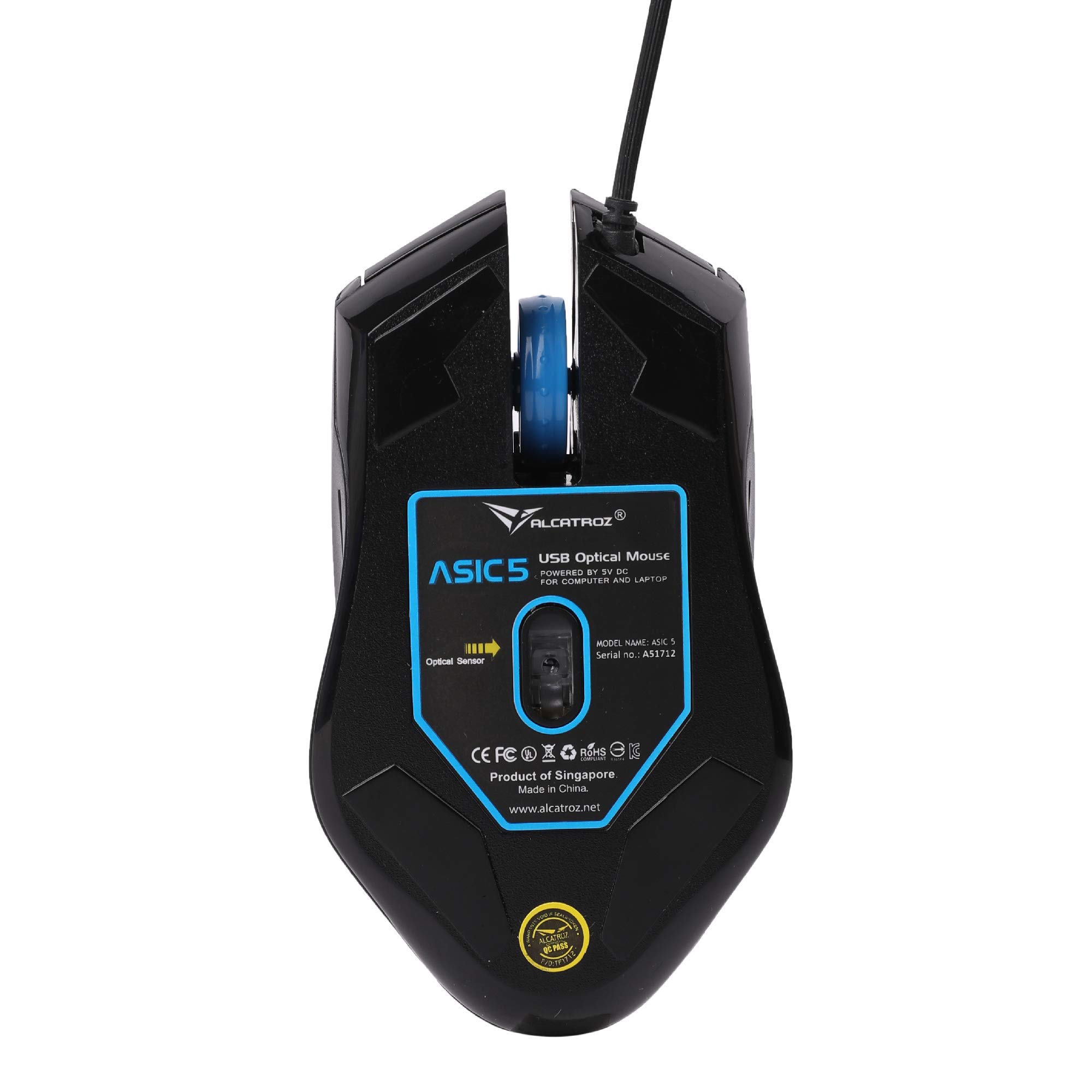 Amazon.in: Buy Alcatroz Asic 5 Gaming Mouse (Black and Blue